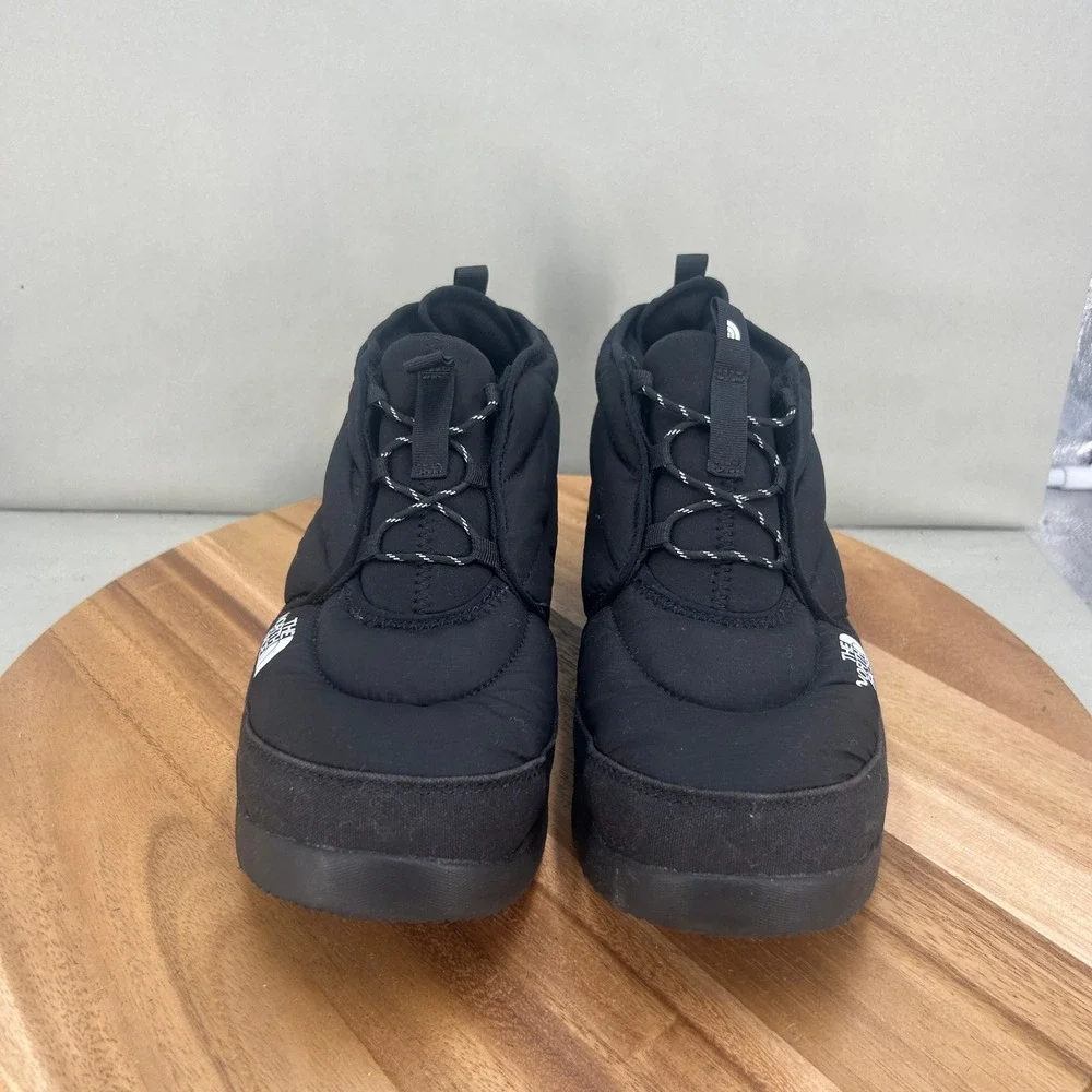 The North Face Thermoball Traction Bootie Mens 11 Black Nylon Lightweight